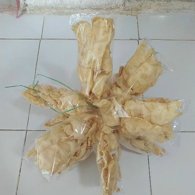 

Kerupuk bawang matang