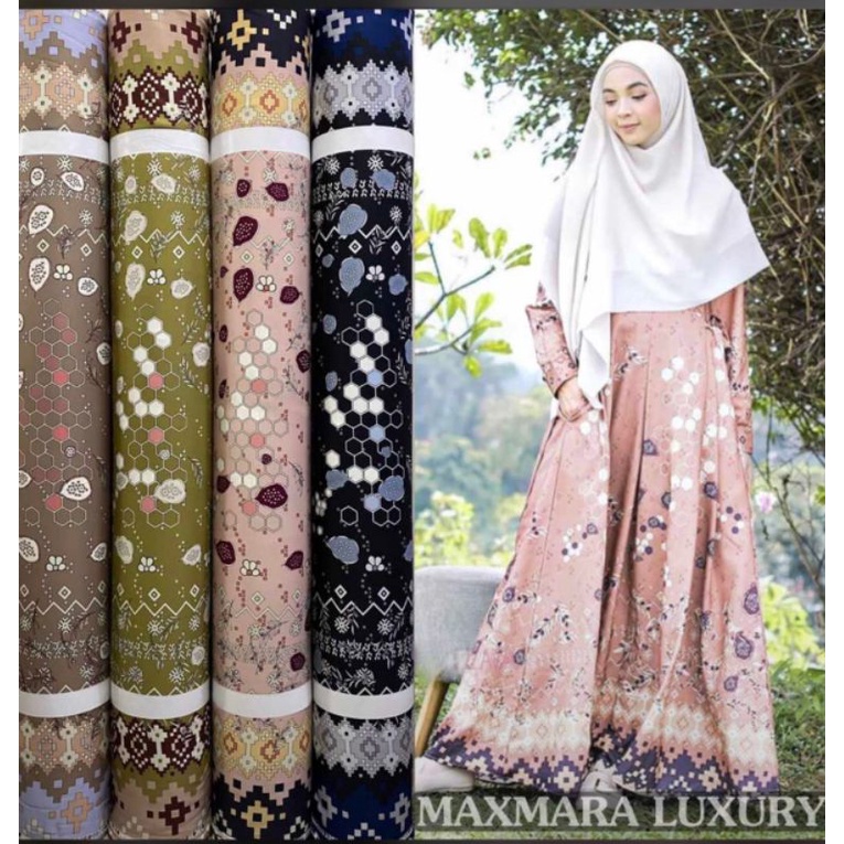maxmara Lux • kain meteran murah • motif syifa • kain sarimbit