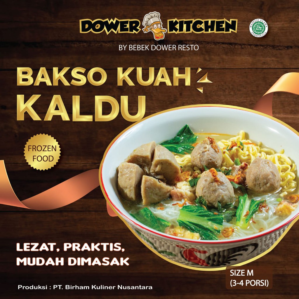 

Frozen Food Instan Bakso Kuah Kaldu (M) Bebek Dower Siap Saji 3-4 Porsi