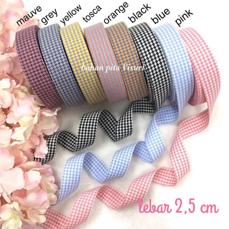 Pita Korea Houndstooth Cut 2,5 cm per yard (90cm)