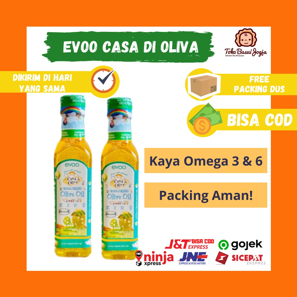 TERMURAH Casa Di Oliva &amp; Rafael Salgado Minyak Zaitun Mpasi Bayi 250 ml Evoo