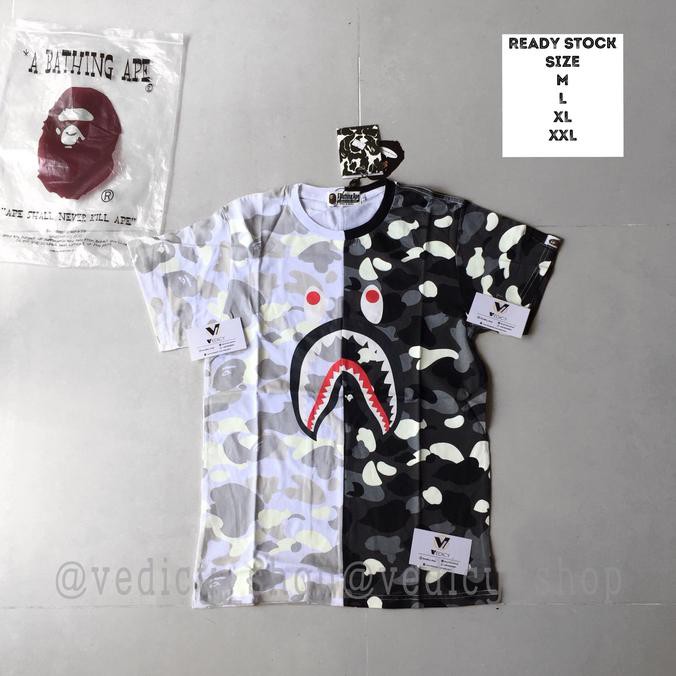 baju bape shark original