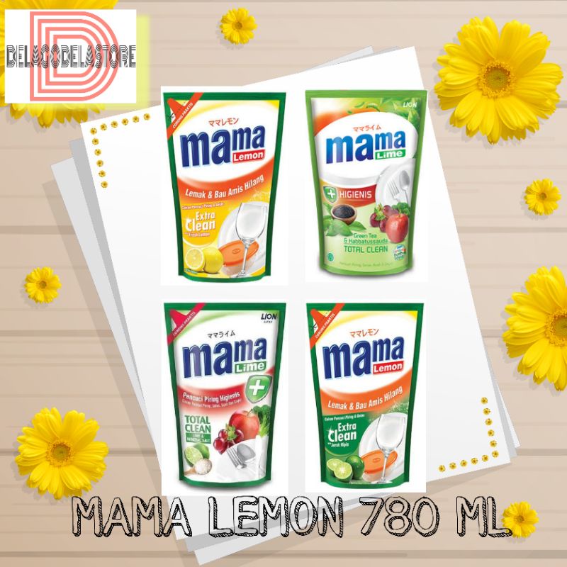 Mama Lemon Sabun Cuci Piring 780ml / Mama Lemon Sabun Pencuci Piring 780ML
