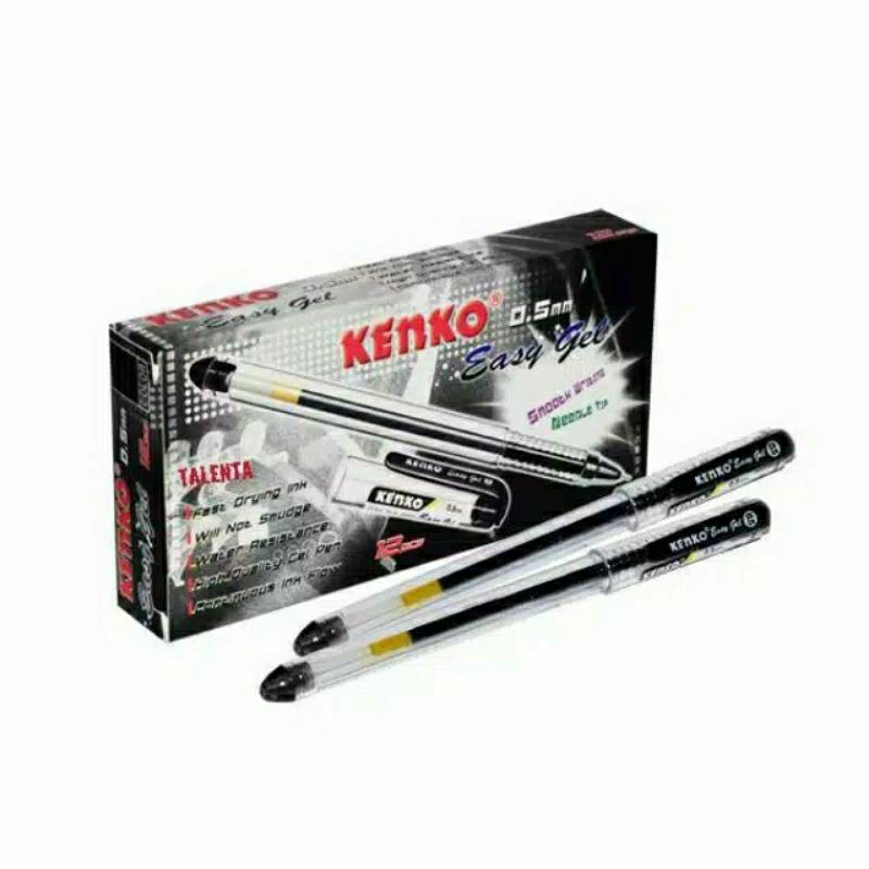 

RB Pulpen Easy Gel Kenko 0.5 mm (1Pack Isi 12 Pcs)