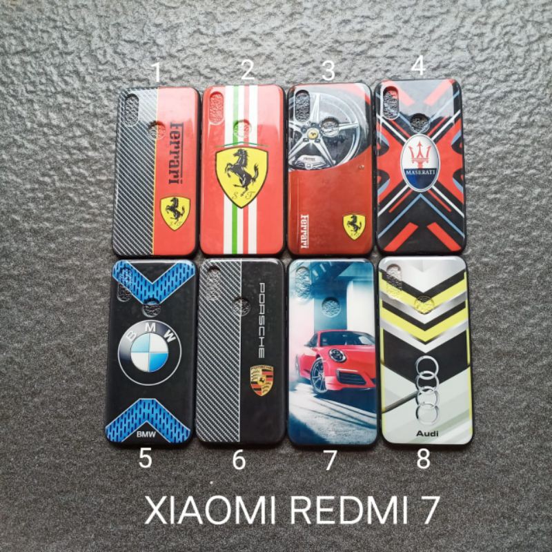 case gambar Xiaomi redmi 7 motif cowok soft softcase softshell silikon cover casing kesing housing