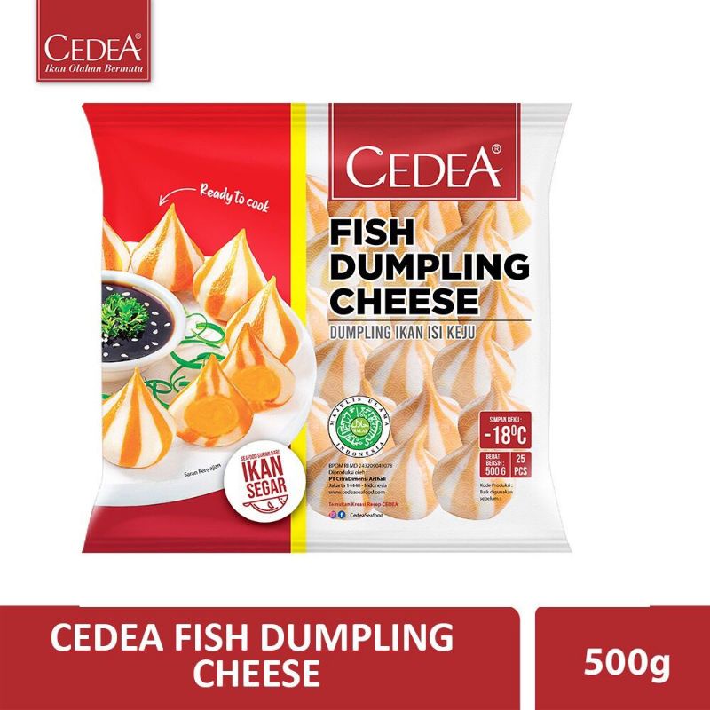 

Cedea Fish Dumpling Cheese 500gr