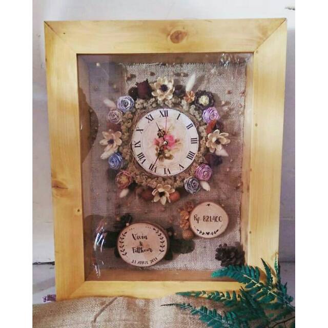 MAHAR RUSTIC/MAHAR JAM BINGKAI KAYU 3D