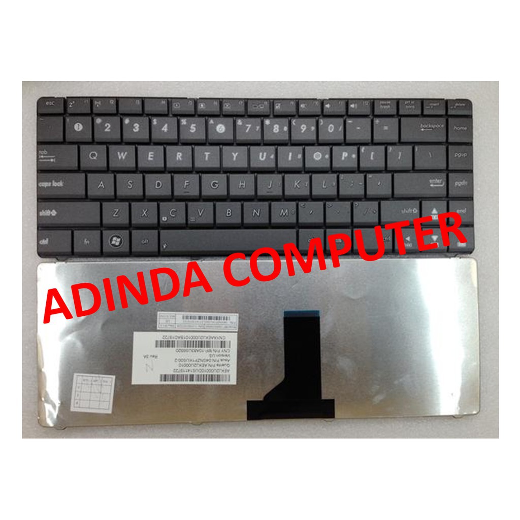 KEYBOARD ASUS k42 N43 K84 K84C K84H K84HR K84HY K84L K84LY A84BY A84E Non Frame