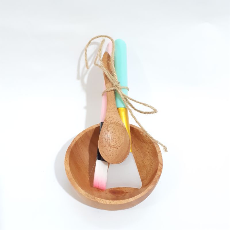 Mangkok Masker / Mangkok Masker Kayu / Mangkok Masker Aesthetic / Mangkok Sambel