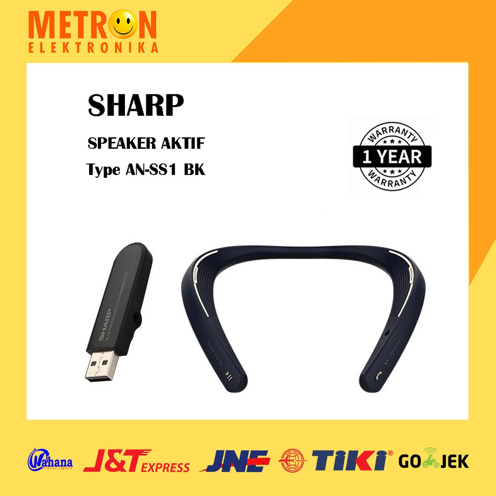 SHARP AN-SS1 BK / BLACK / SPEAKER AKTIF / ANSS1BK