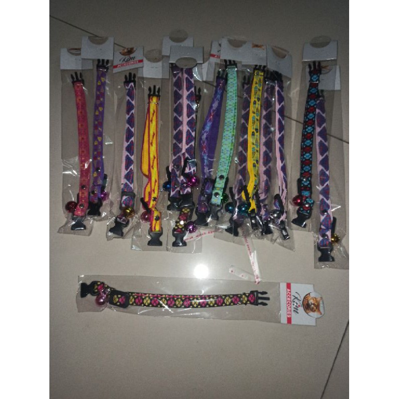 kalung kucing lonceng polos kalung hewan aksesoris kucing