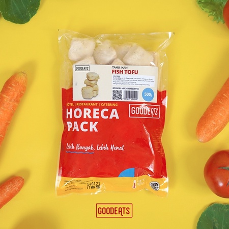 

GOODEATS HORECA PACK FISH TOFU 500gr | GOODEATS/FROZENFOOD/FROZENFOOD MURAH - FISH TOFU