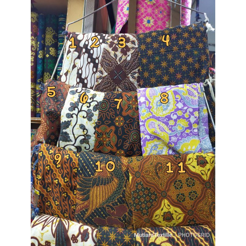 Kain Batik Jarik Santoso AAA_Kain Batik Panjang Halus_Klasik Sogan