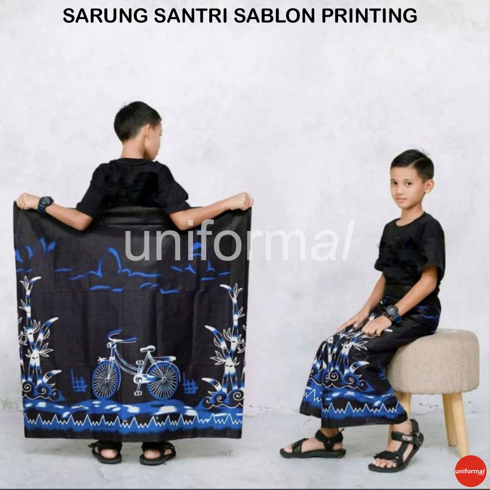 SARUNG ANAK / SARUNG ANAK SD DAN SMP / SARUNG PALAIKAT PALEKAT / SARUNG KANG SANTRI GUS AZMI / SARUNG BATIK / SARUNG ANAK TANGGUNG / SARUNG MOTIF BECAK ONTEL HITAM / COKLAT MERAH BIRU / SARUNG BAHAN KATUN HALUS / SARUNG POLKADOT / SARUNG PRINTING