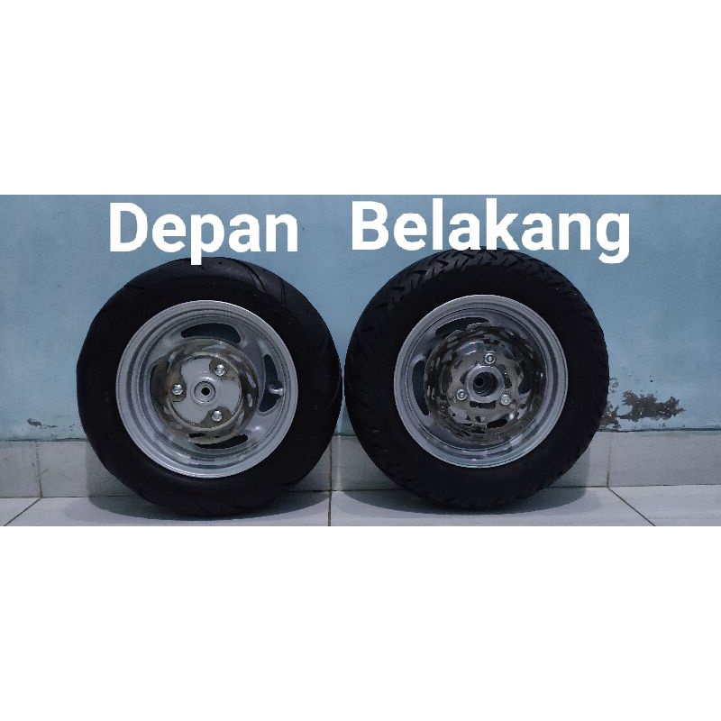 Velg kymco Ring 10 / velg honda monkey Ring 10 double disk cocok buat rakit honda monkey gorilla