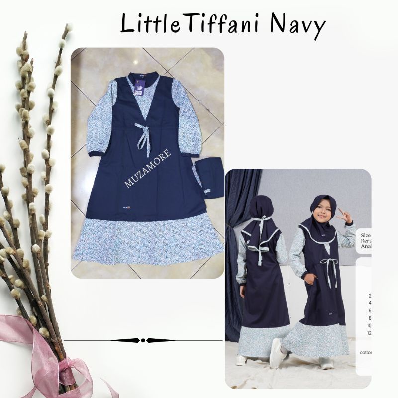 GAMIS MUTIF LITTLE TIFFANI NAVY