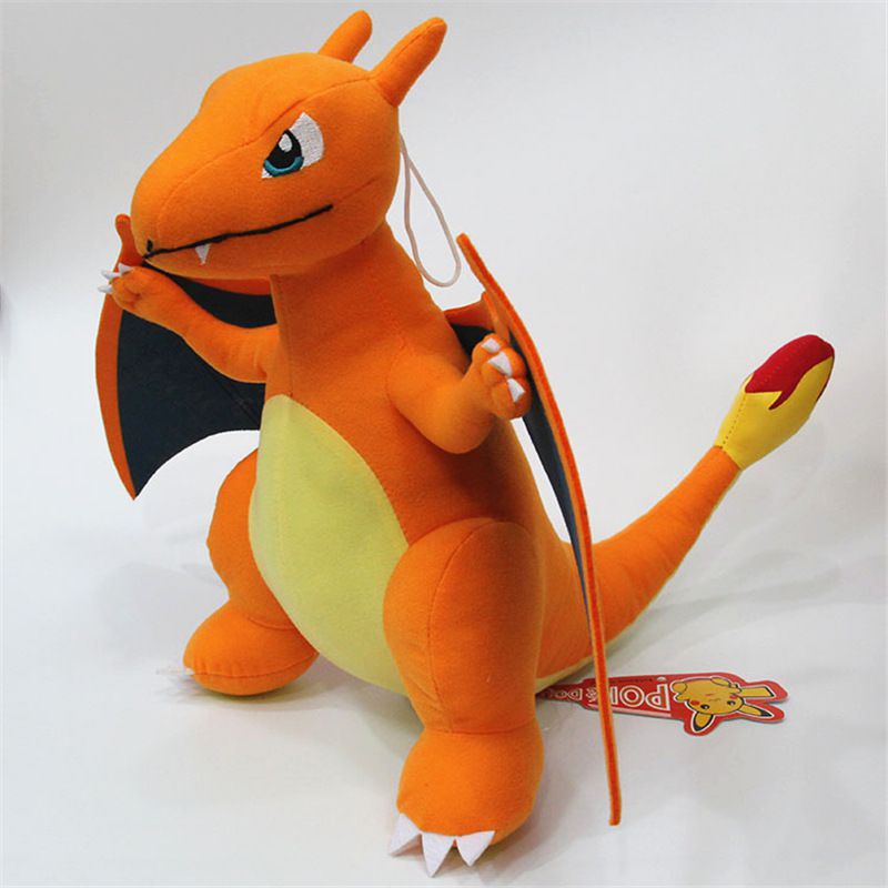 Pokemon CHARIZARD Langka Mainan Mewah Boneka Boneka Binatang Lembut 12 ''Figure Teddy Keren