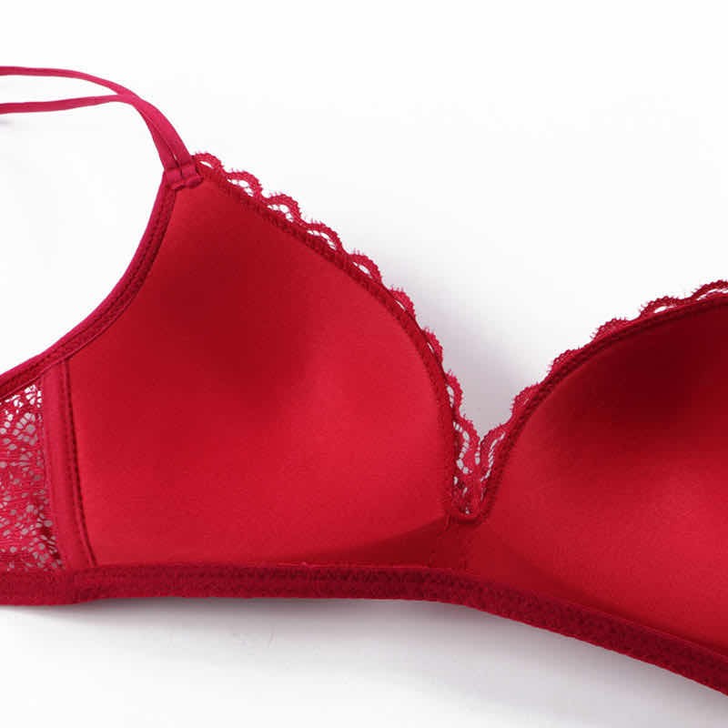 Bra BH push-up Jepang sexy  one-peice segitiga bra berongga keluar ringan Tanpa Kawat B8