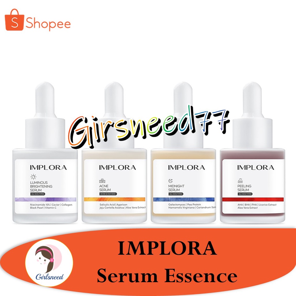 IMPLORA Serum Essence Wajah GIRLSNEED77