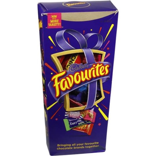 

Cadbury Favourites 520 gran