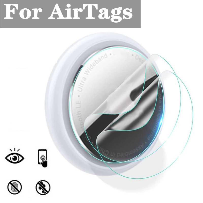 1-3Pcs HD Protective Film For Apple Airtags Key Finder Locator Trackers Anti-lost TPU Soft Protector Films For Airtags Tracker