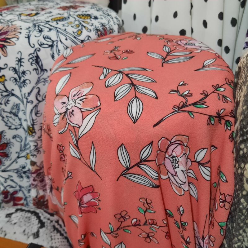 kain zara crepe // kain zara motif // kain zara impor // ceruty zara // kain ceruty motif