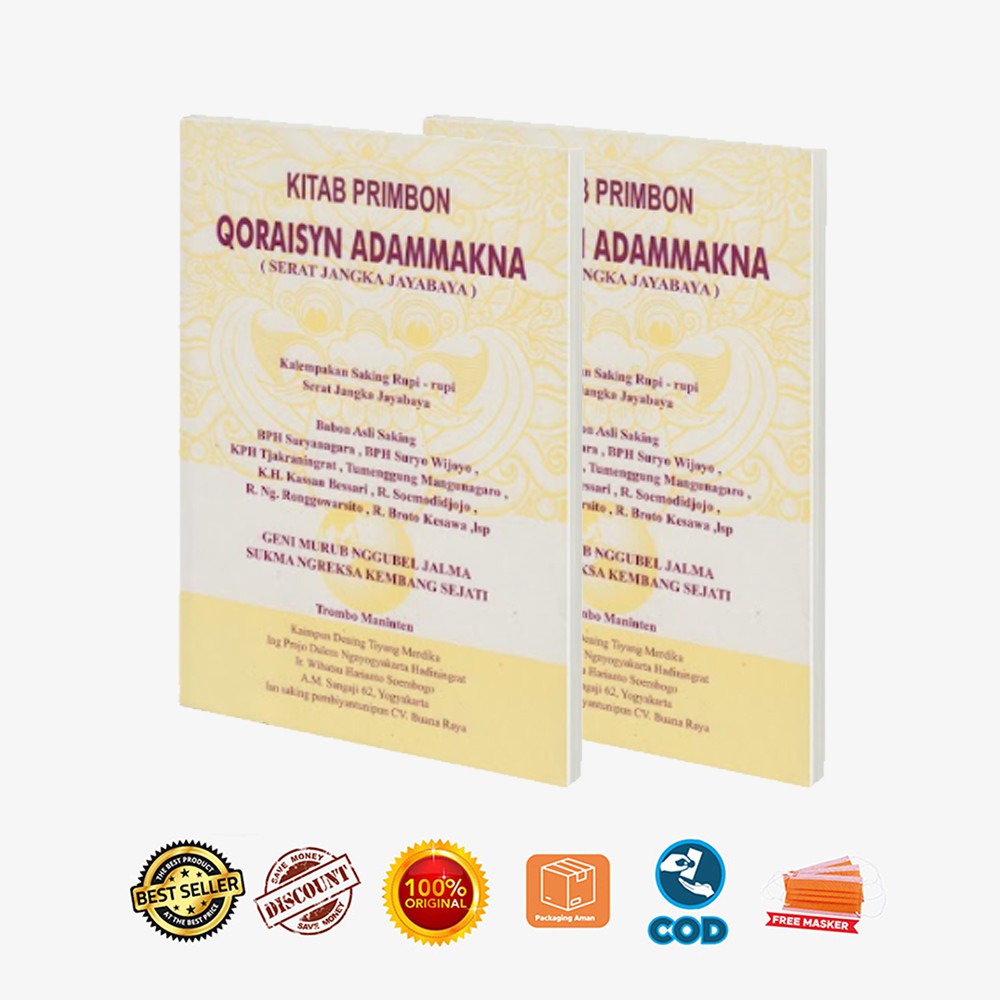Buku Ramalan Kitab Primbon Quraisyn Adammakn - Serat Jangka Jayabaya