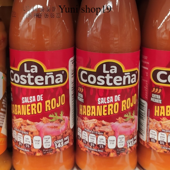 

la costena salsa habanero roja 150g