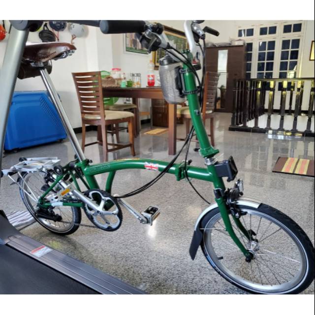 brompton m6r racing green