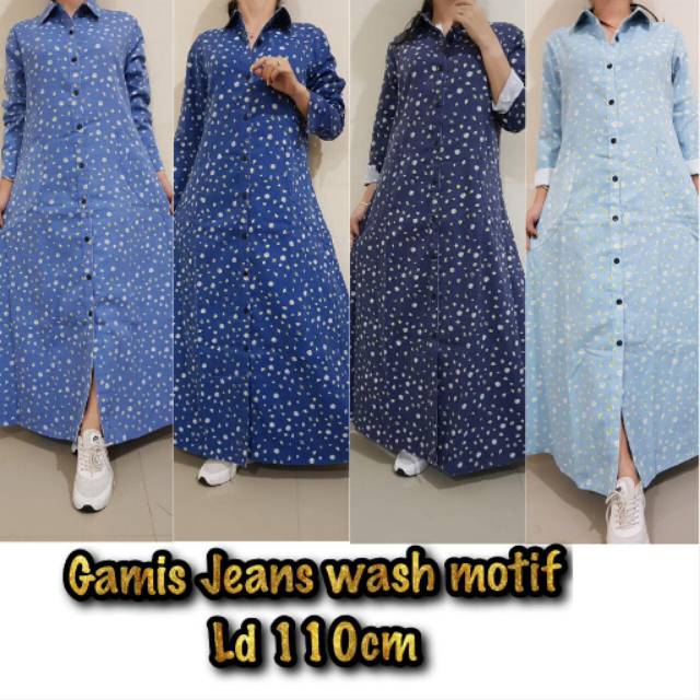 Gamis Jeans Wash