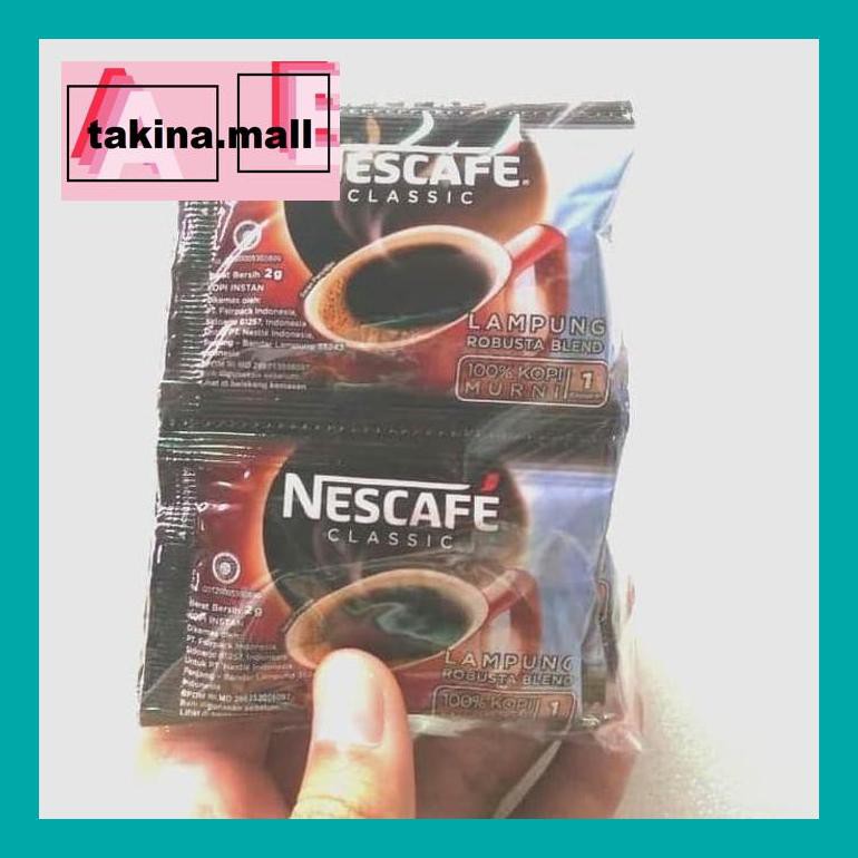 

Koptakk0 Nescafe Classic Sachet 2 Gram Kopi Murni 1 Pack Isi 10 Pcs Tak05Sc