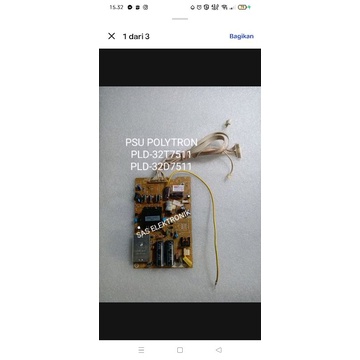 PSU POWER SUPLAY REGULATOR TV LED POLYTRON 32 INCH PLD-32T7511 PLD32T7511