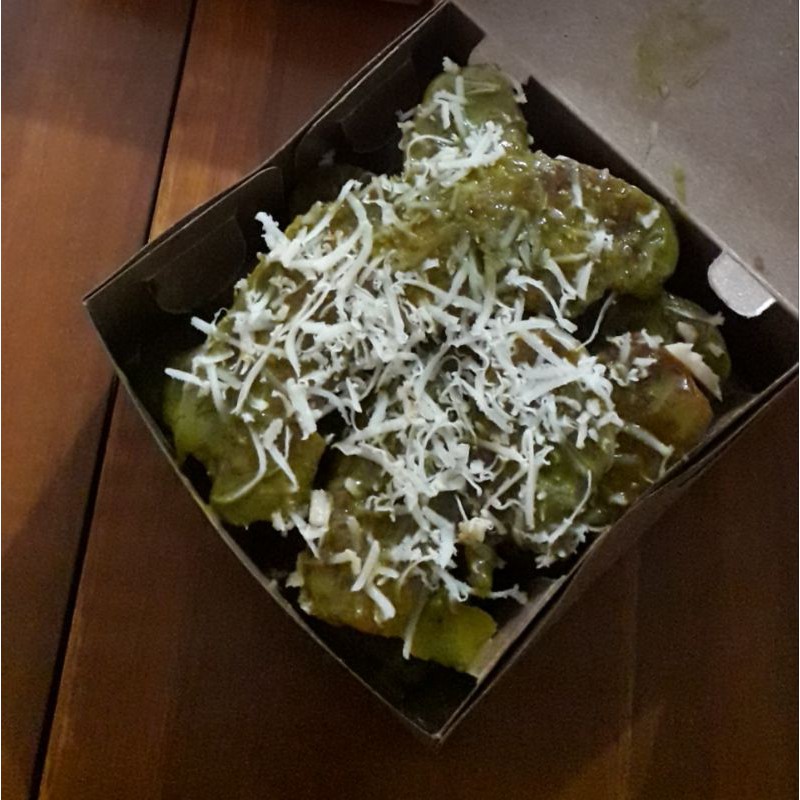 

Pisang Goreng Topping Matcha Cheese