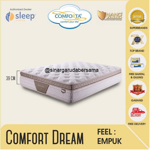 COMFORTA MATRAS SPRING BED TYPE COMFORT DREAM / MATRAS SPRING BED EMPUK