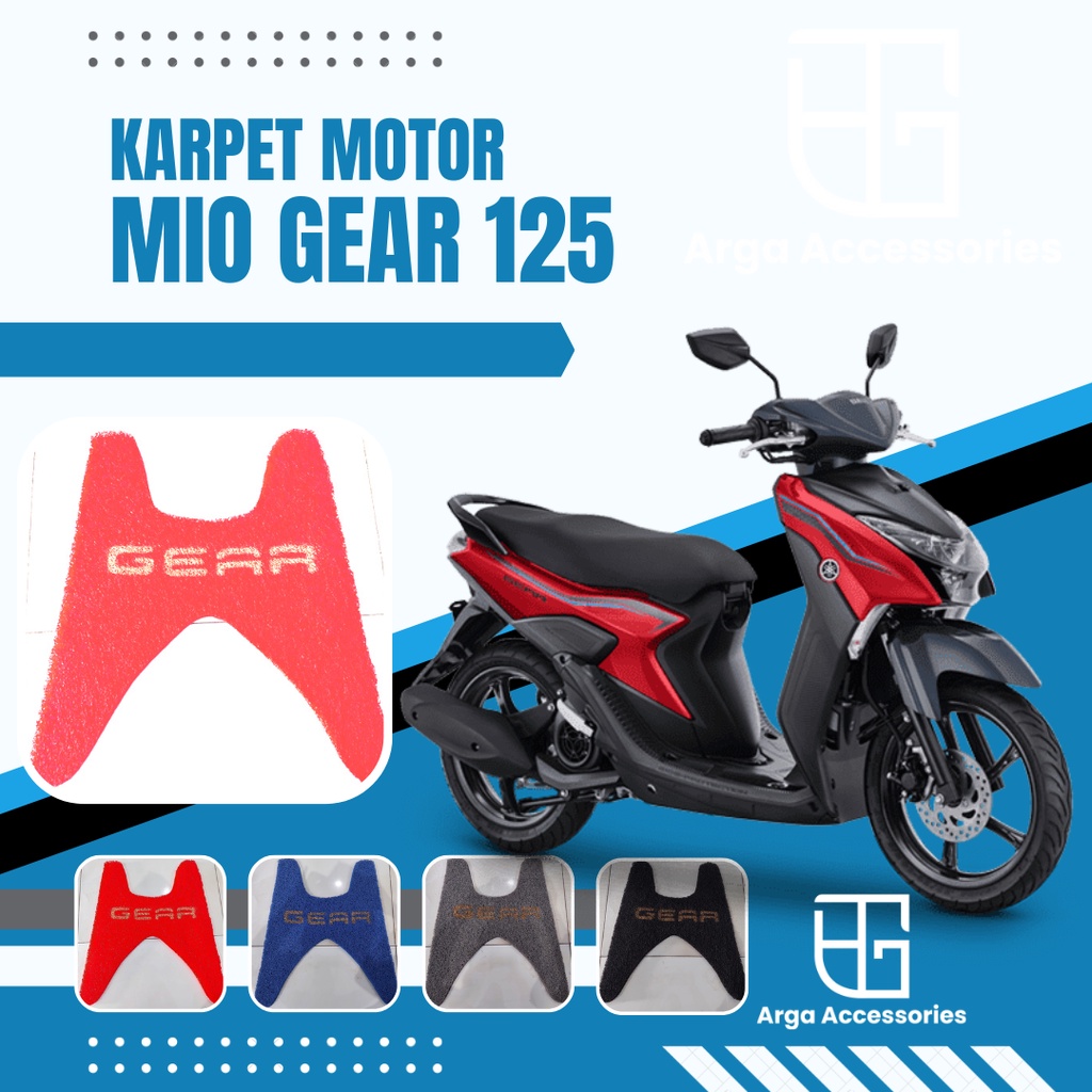 KARPET MOTOR MIO GEAR KARPET Mio GEAR 125 ALAS KAKI GEAR 125 SURABAYA