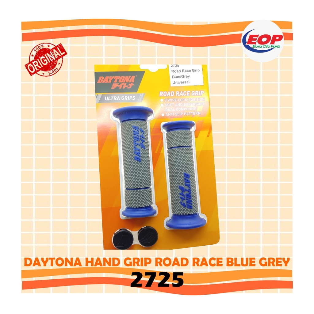 Daytona Hand Grip Road Race Blue Grey  2725 Original