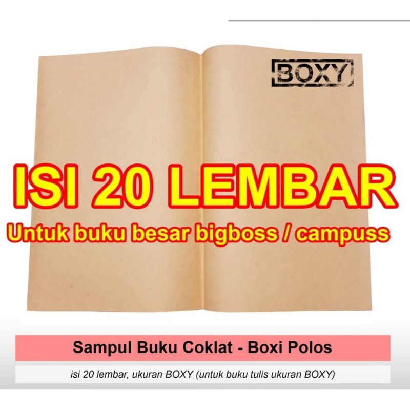 

SAMPUL COKLAT POLOS DAN SAMPIL MIKA TEBAL UKURAN BOXY DAN KWARTO ISI 20 LEMBAR