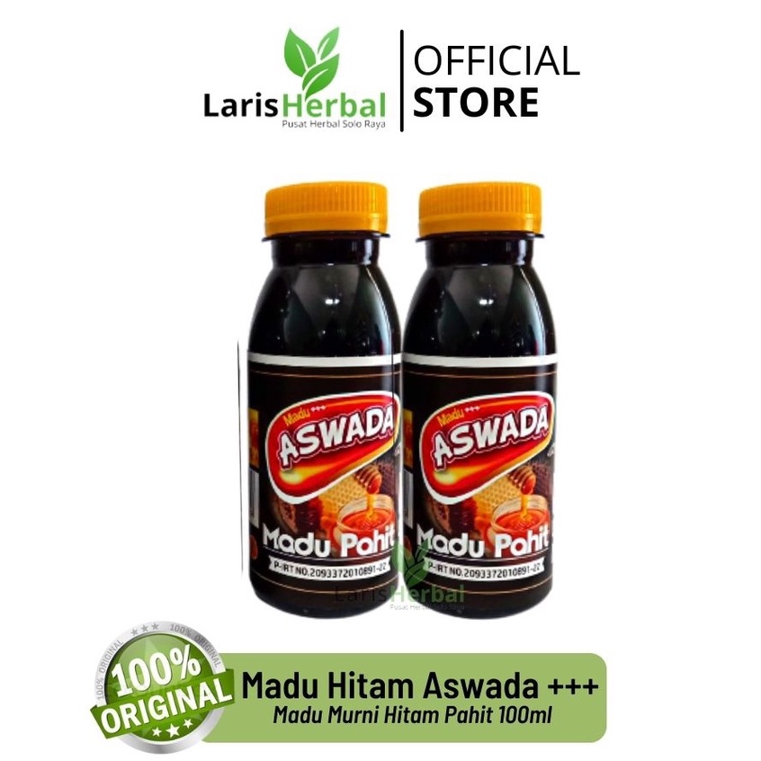 

ORIGINAL Madu Asli Hitam Pahit ASWADA 100ml | Madu Murni