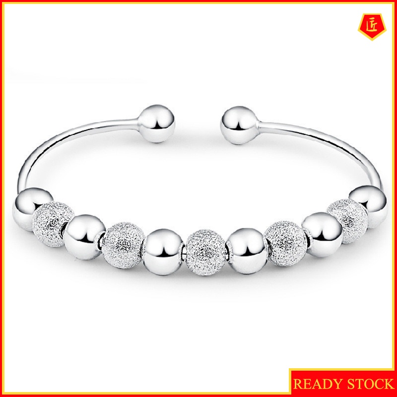 [Ready Stock]Women's Simple Elegant Sliver Beads Bracelet