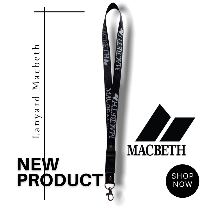 

TALI LANYARD MACBETH BLACK IN BLACK