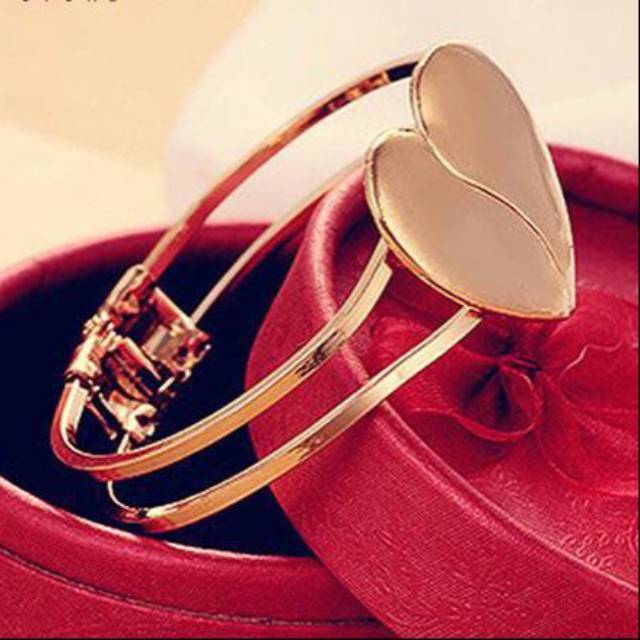 gelang titanium gelang lapis emas