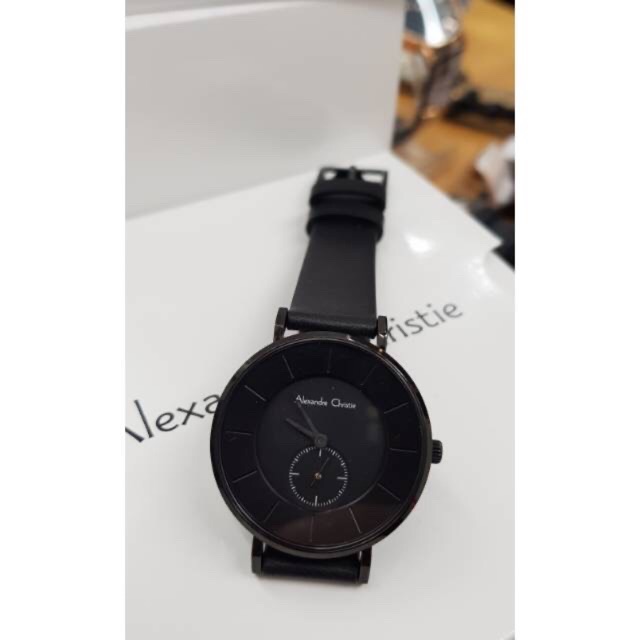 JAM TANGAN ALEXANDER CHRISTIE AC 8484 FULL BLACK WANITA