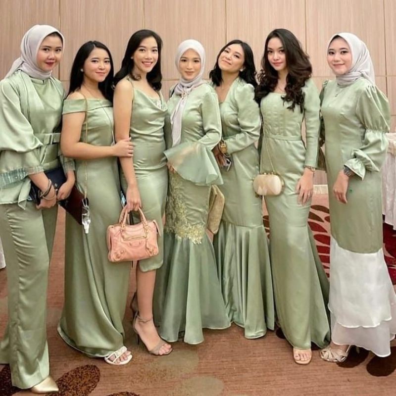 Jual MURAH!!!KAIN BAHAN PAKET SERAGAM BRIDESMAID / Bahan Seragam ...