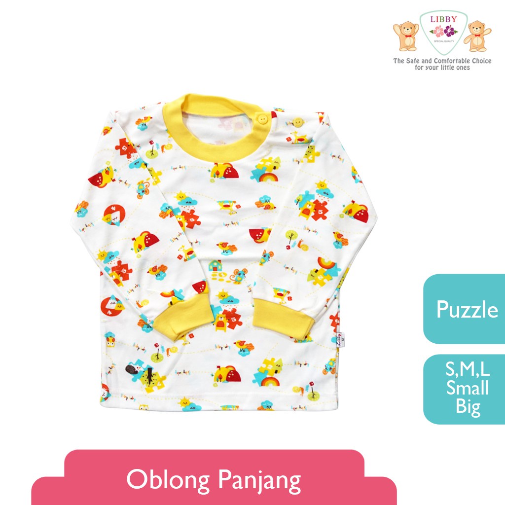 PROMO MURAH RANDOM Libby Motif 1pc Oblong Panjang / Pendek / Baju Panjang / Kutung