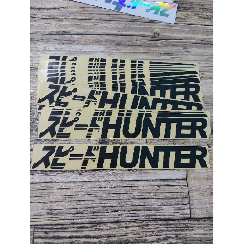 STICKER SPEEDHUNTER KANJI CUTTING