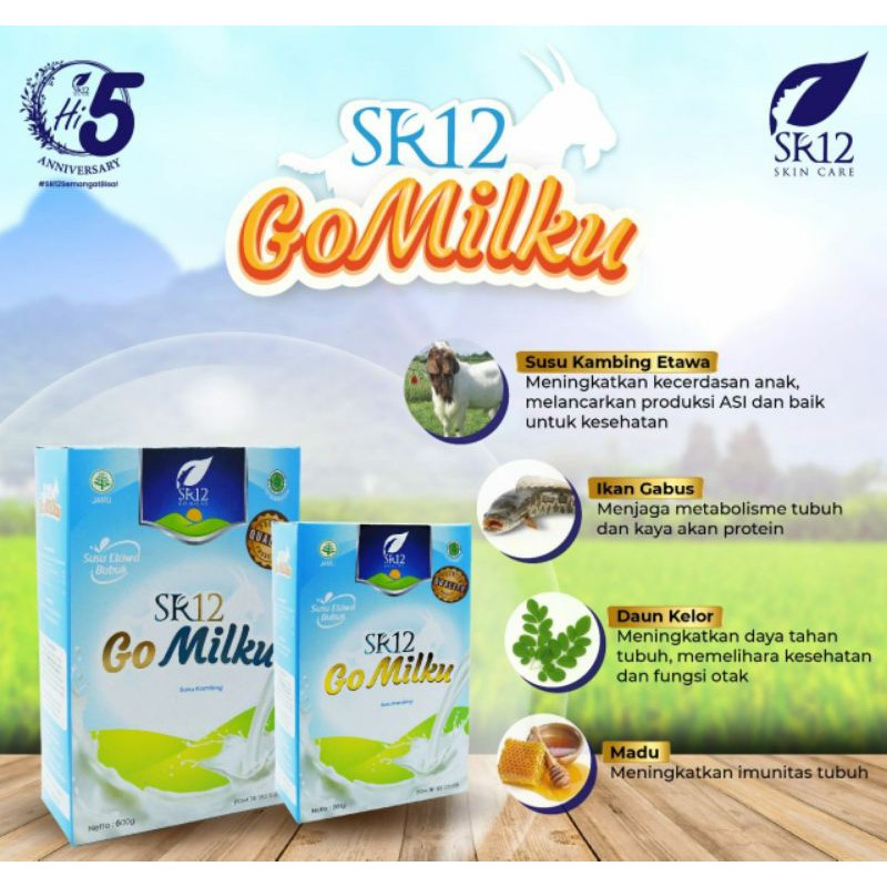 

Susu kambing Gomilku SR12/ Susu etawa/susu tulang