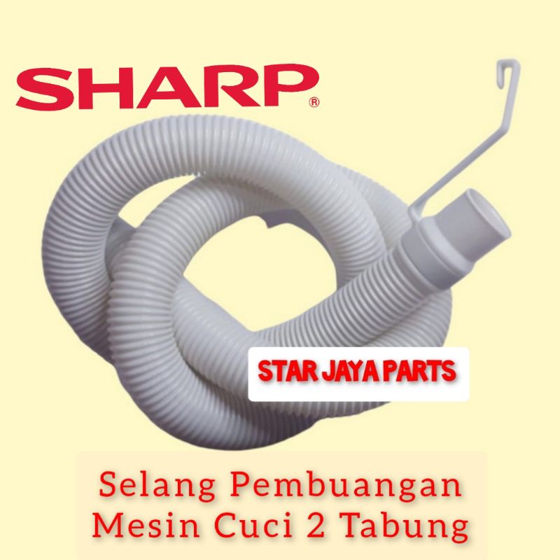 [SHARP]Selang Pembuangan Mesin Cuci SHARP 2 Tabung