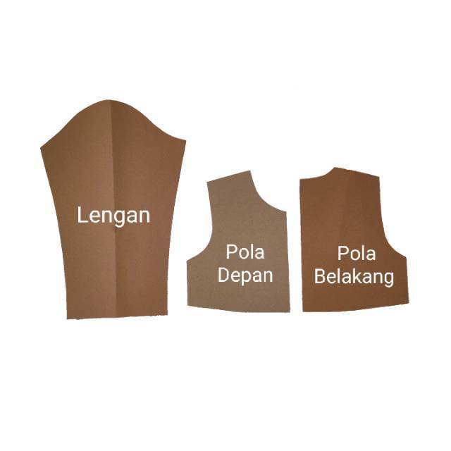 Pola dasar anak : badan dan lengan