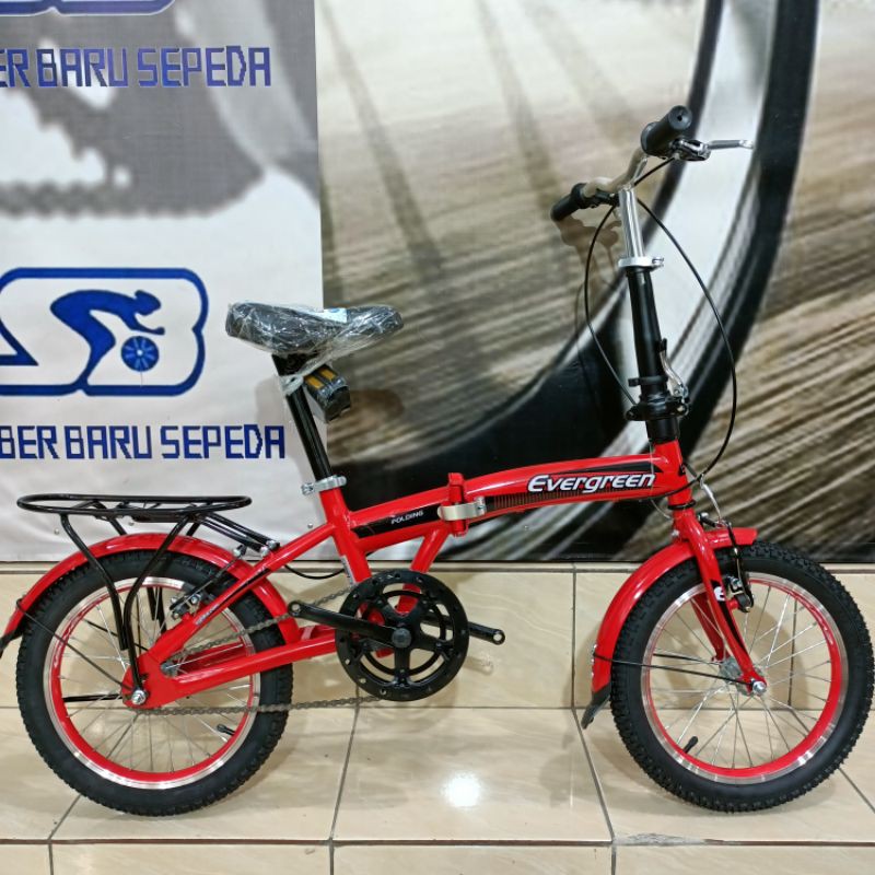 Sepeda Lipat Evergreen Single Speed 16 Inch