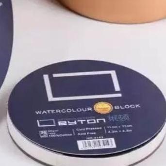 

Leyton Round Watercolor Block 300Gsm 100%Cotton 11X11Cm